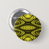 Gele rimpels ronde button 5,7 cm (Voorkant /achterkant)