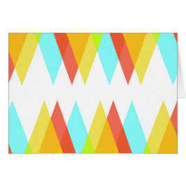 Gele, rode en kadetblauwe driehoeken