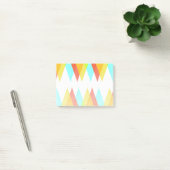 Gele, rode en kadetblauwe driehoeken post-it® notes (Kantoor)