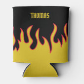 Gele, rode en zwarte lammeren, speciaal gepersonal blikjeskoeler (Voorkant)