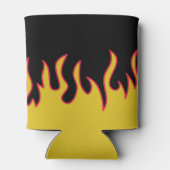 Gele, rode en zwarte lammeren, speciaal gepersonal blikjeskoeler (Achterkant)