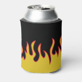 Gele, rode en zwarte lammeren, speciaal gepersonal blikjeskoeler (Blikje Achterkant)