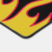 Gele, rode en zwarte lammeren, speciaal gepersonal bureaumat (Hoek)