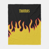 Gele, rode en zwarte lammeren, speciaal gepersonal fleece deken (Voorkant)