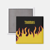 Gele, rode en zwarte lammeren, speciaal gepersonal magneet (Voorkant / Achterkant)