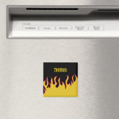 Gele, rode en zwarte lammeren, speciaal gepersonal magneet (Insitu (Vaatwasser))