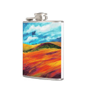 Gele Rode Heuvels Heupfles (Links)