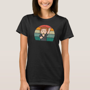 Gele rode kaart waarschuwingshandbal Football hand T-shirt