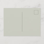 Gele Rode Perzikbloesem Briefkaart (Achterkant)