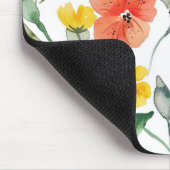 Gele Rode Perzikbloesems Muismat (Hoek)