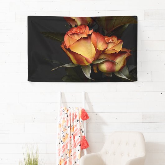 Gele rode rog spandoek (Insitu)