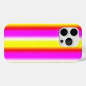 gele rode roze regenboogstreep Case-Mate iPhone case (Achterkant (horizontaal))