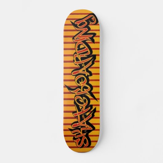 Gele rode skateboarden - Skateboard (Voorkant)