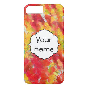 Gele rode spatten Case-Mate iPhone case