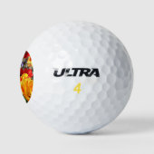 Gele & Rode Tulpen Golfballen (Logo)