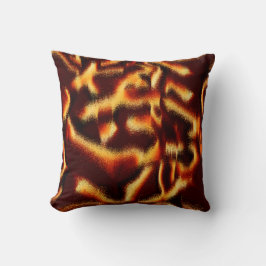 Gele rode vlekken vertonen een gebrekkige spray- o kussen