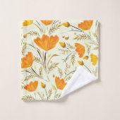 Gele rog bad handdoek (Wasdoekje)