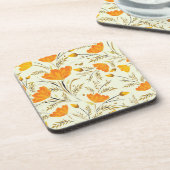 Gele rog bier onderzetter (Linkerzijde)