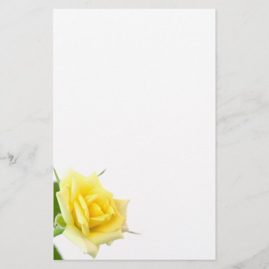 Gele rog briefpapier (Voorkant)