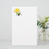 Gele rog briefpapier (Staand voorkant)