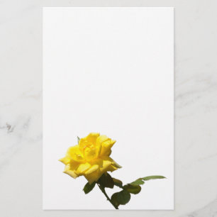 Gele rog briefpapier