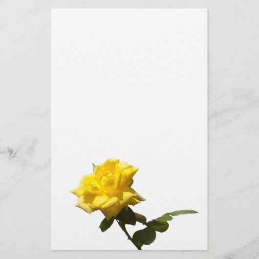 Gele rog briefpapier (Voorkant)