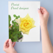 Gele rog flyer (Hand)