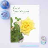 Gele rog flyer (Enkel)