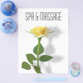 Gele rog flyer (Enkel)