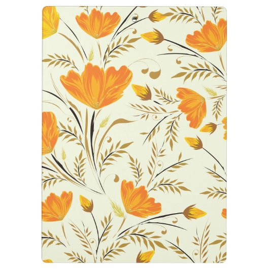 Gele rog klembord (Achterkant)