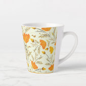 Gele rog latte mok (Rechts)