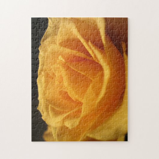 Gele rog legpuzzel (Verticaal)