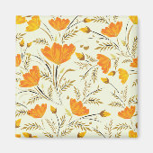 Gele rog magneet (Voorkant)