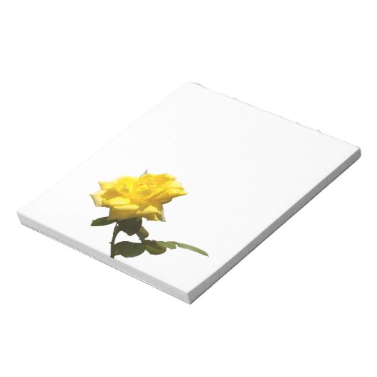 Gele rog notitieblok (Linkerzijde)