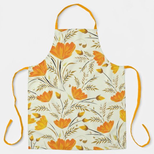 Gele rog schort (Voorkant)