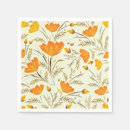 Gele rog servet (Voorkant)