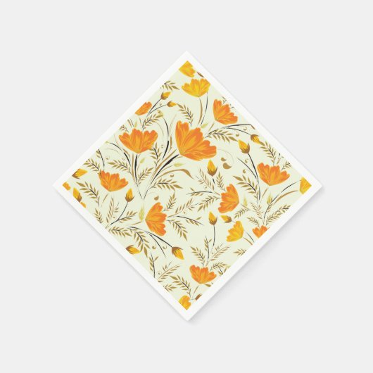 Gele rog servet (Hoek)