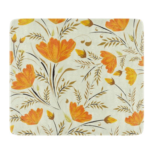 Gele rog snijplank (Voorkant)