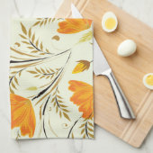 Gele rog theedoek (Quarter Fold)