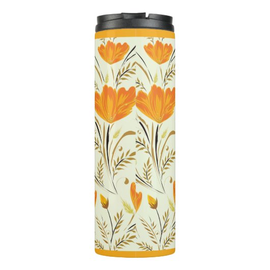 Gele rog thermosbeker (Achterkant)