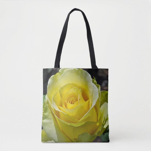 Gele rog tote bag (Voorkant)