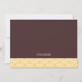 Gele rol met Baby shower van ballonnen Kaart (Achterkant)