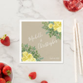 Gele Roodbruidjes Servet (Insitu)