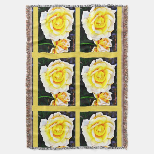 Gele roodbruin deken (Voorkant Verticaal)