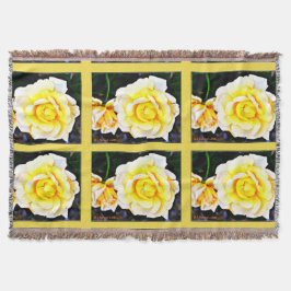 Gele roodbruin deken