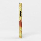 Gele rooddruk Case-Mate iPhone case (Achterkant/rechts)