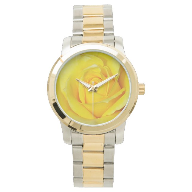 Gele rooddruk horloge (Voorkant)