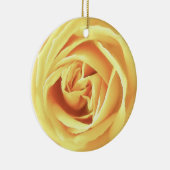 Gele rooddruk keramisch ornament (Rechts)