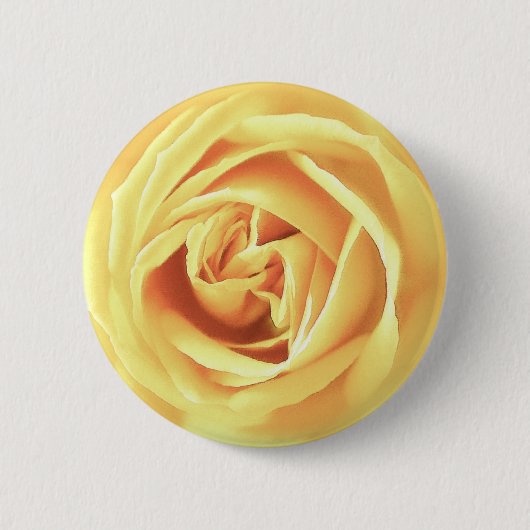 Gele rooddruk ronde button 5,7 cm (Voorkant)