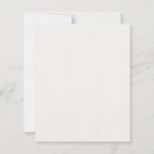 -gele roodroestelijke Waterverf Floral Wedding (Achterkant)